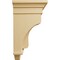 Ekena Millwork 6 1/2"W x 6 1/2"D x 12"H Raised Fluting Corbel, Alder COR06X06X12RAAL - alternate 3